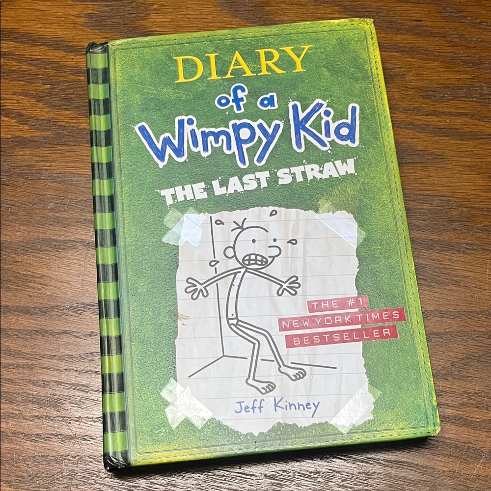 Diary of a Wimpy Kid: The Last Straw Book - Hard Back Cover